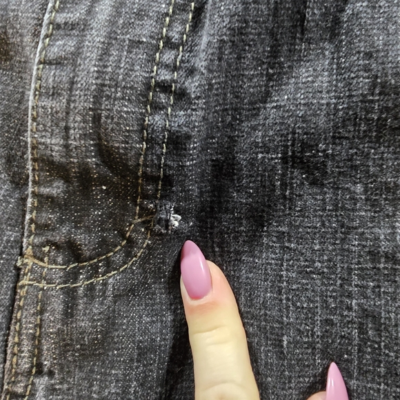 South Pole Black Relaxed Jeans Sz 40x32 - Picture 4 of 8